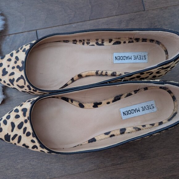 Steve Madden Leopard Print Shoes - Picture 2 of 4